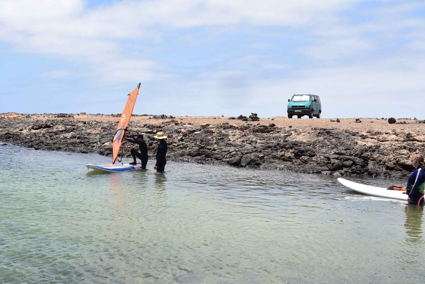 Picture 2 for Activity From Corralejo: Small Group Windsurfing Class in El Cotillo