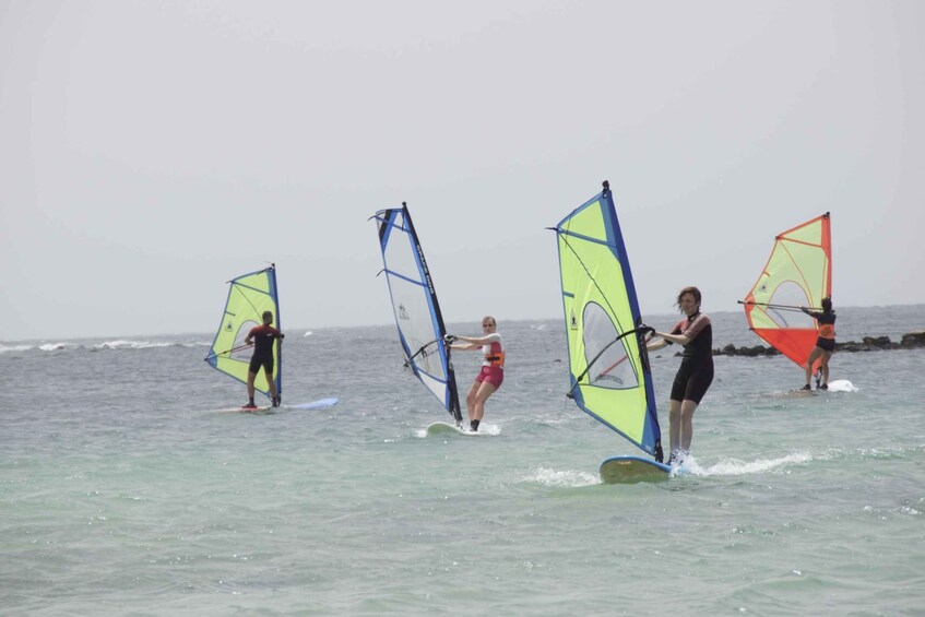 Picture 4 for Activity From Corralejo: Small Group Windsurfing Class in El Cotillo