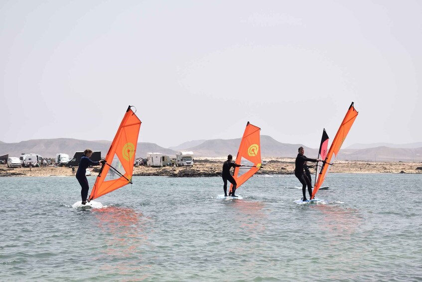 Picture 5 for Activity From Corralejo: Small Group Windsurfing Class in El Cotillo