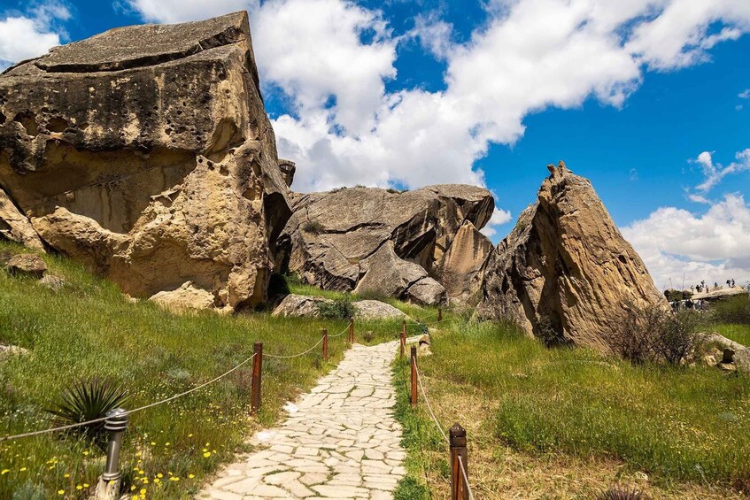 Picture 9 for Activity Baku: Gobustan, Mud Volcanoes, Burning Mount, & Fire Temple