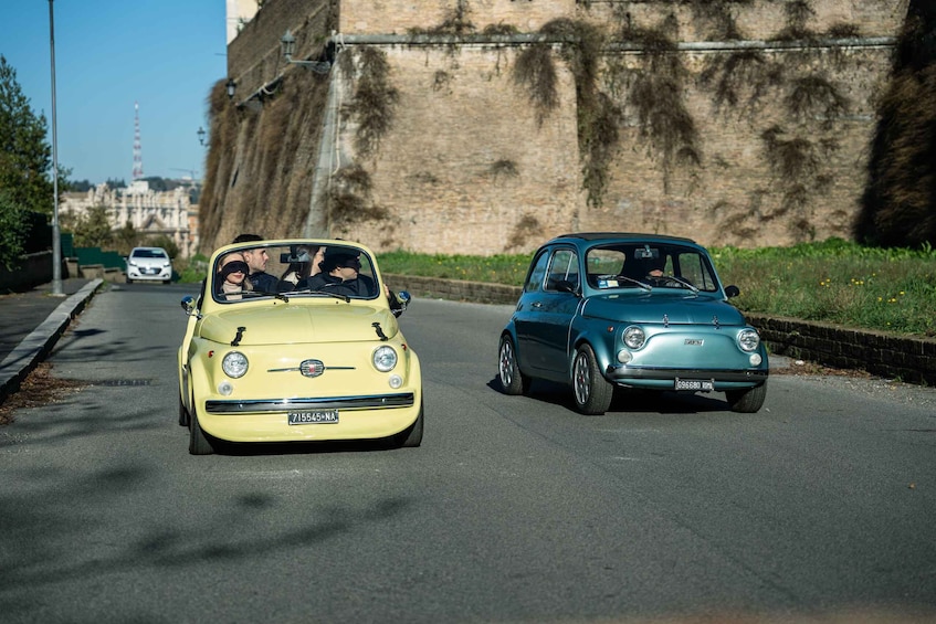 Picture 4 for Activity Rome: Vintage Fiat 500 Cabriolet Private City Tour