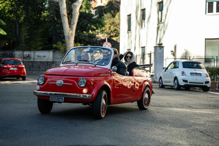 Picture 5 for Activity Rome: Vintage Fiat 500 Cabriolet Private City Tour