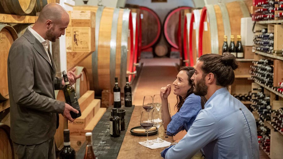 Montepulciano: Guided Winery Tour with Tasting & Appetizers