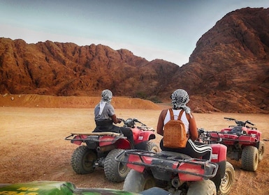 Hurghada: Quad VIP, mar, camello, safari, observación de estrellas y cena