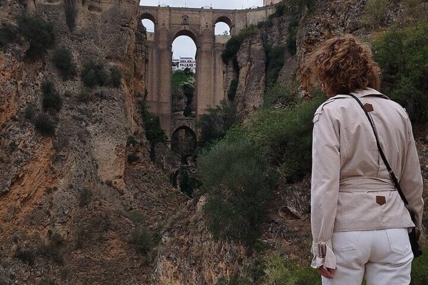 El Tajo de Ronda seen from below