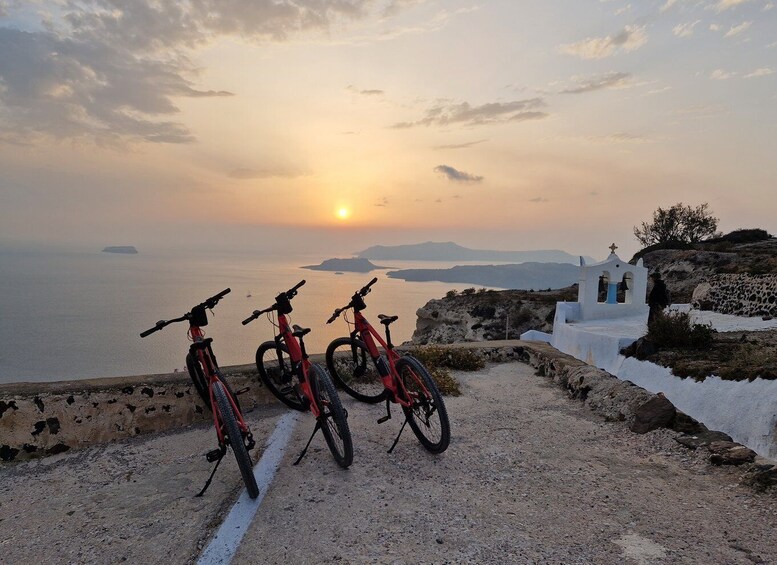 Picture 4 for Activity Santorini: E-Bike Sunset Tour Experience