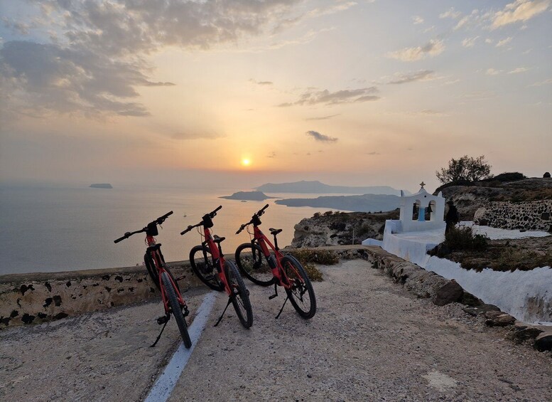 Picture 4 for Activity Santorini: E-Bike Sunset Tour Experience