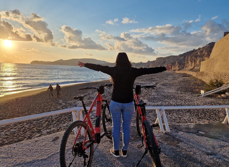 Picture 2 for Activity Santorini: E-Bike Sunset Tour Experience