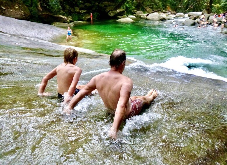 Picture 5 for Activity From Cairns: Splash & Slide Waterfall Tour with Picnic Lunch