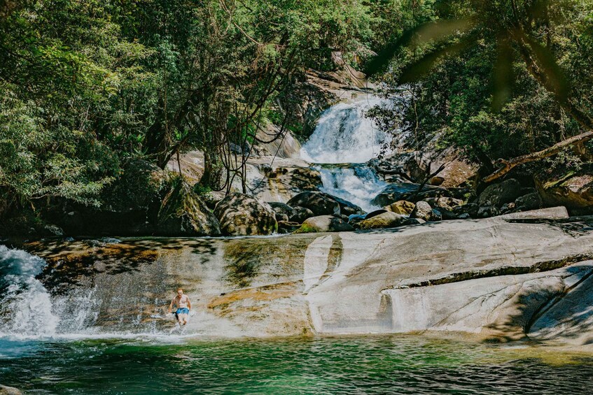 Picture 2 for Activity From Cairns: Splash & Slide Waterfall Tour with Picnic Lunch