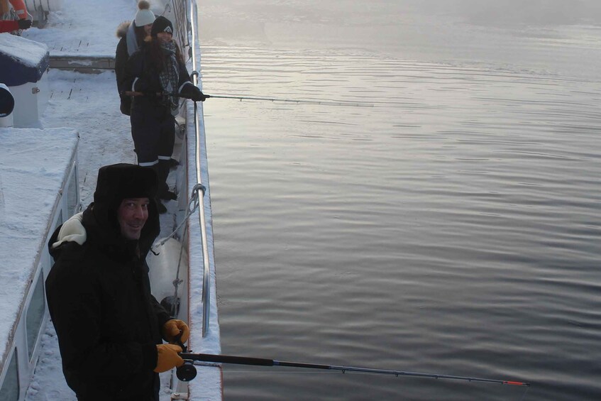 Picture 15 for Activity Tromsø:Arctic Fishing & Seafood Fjord Cruise on Luxury Yacht