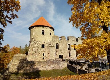 Riiasta: Cesis ja Sigulda päiväretki hotellin kuljetuksin