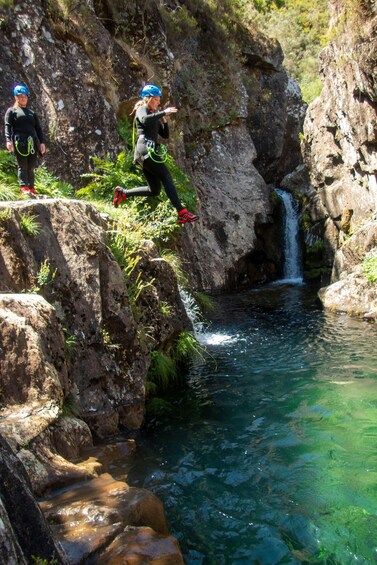 Picture 7 for Activity From Aveiro: Guided Canyoning Tour with Hotel Transfers