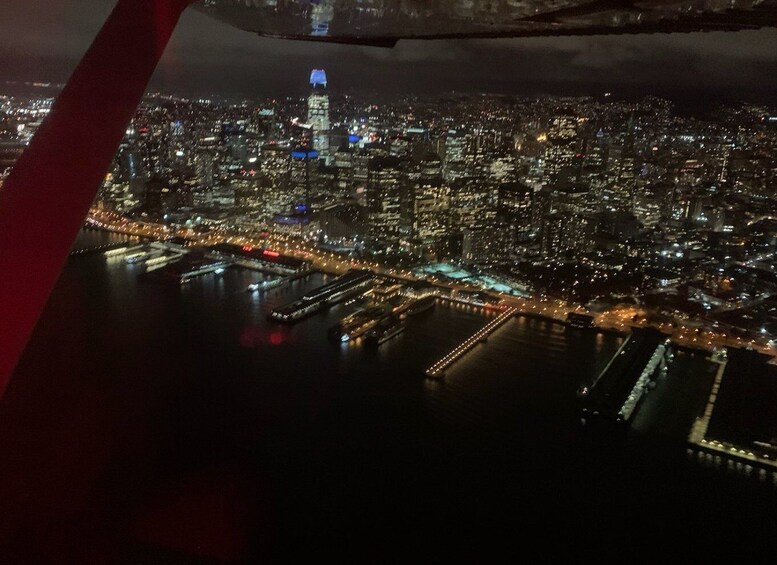 Picture 1 for Activity San Francisco: Airplane Private Night Bay Tour