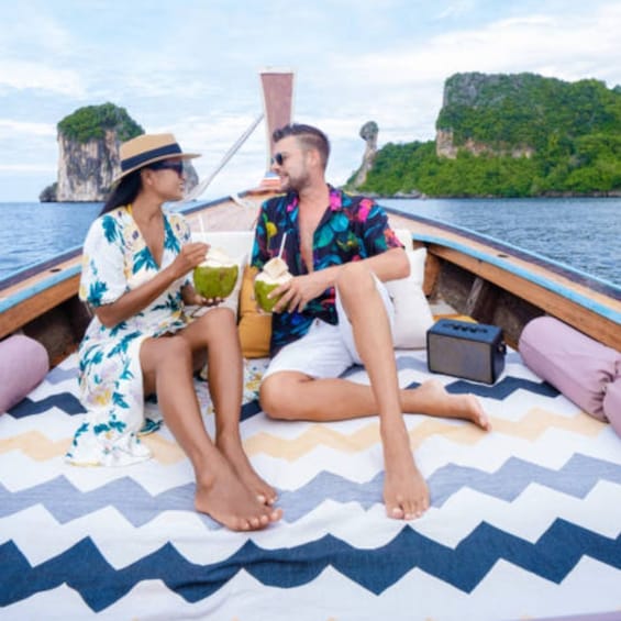 Phi Phi: Island Paradise Cozy Escape & Luxury Longtail Boat