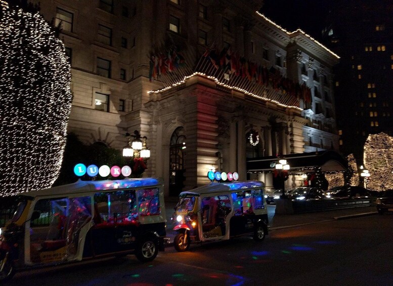 Picture 7 for Activity San Francisco: Holiday Lights and Sights Tour on a Tuk-Tuk