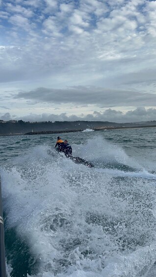 Picture 6 for Activity Nazaré: Experience Big Waves Zone on Jet Ski with Sled