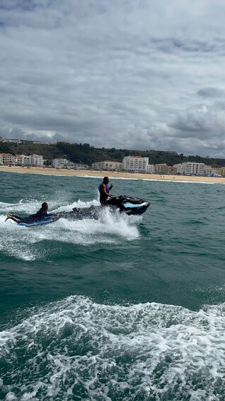 Picture 9 for Activity Nazaré: Experience Big Waves Zone on Jet Ski with Sled