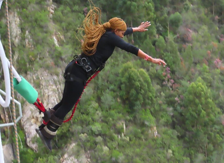 Picture 1 for Activity 2-Day Garden Route Bungee Jump, Zipline & Shark Diving Tour