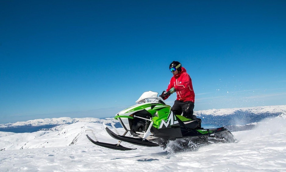 Picture 2 for Activity Jackson Hole: Grand Teton Full-Day Snowmobile Tour