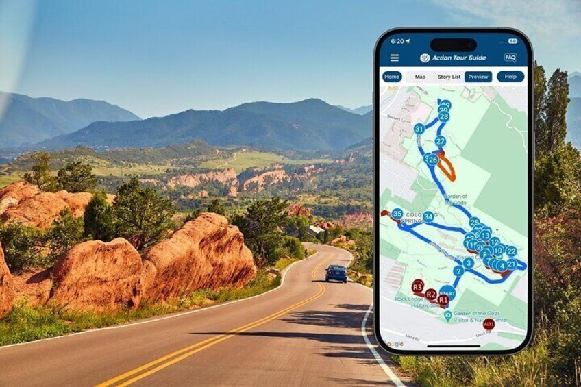 Self Guided Driving and Walking Tour in Garden of the Gods 