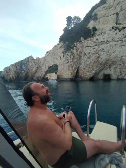 Picture 10 for Activity Zakynthos: Sunset Cruise to Myzithres with Wine