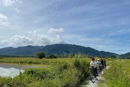 Kedah : Vélo excursion de Langkawi avec baignade en cascade et dessert