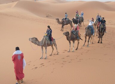 Marrakech à Fès via merzouga désert 3-Days Sahara Tour