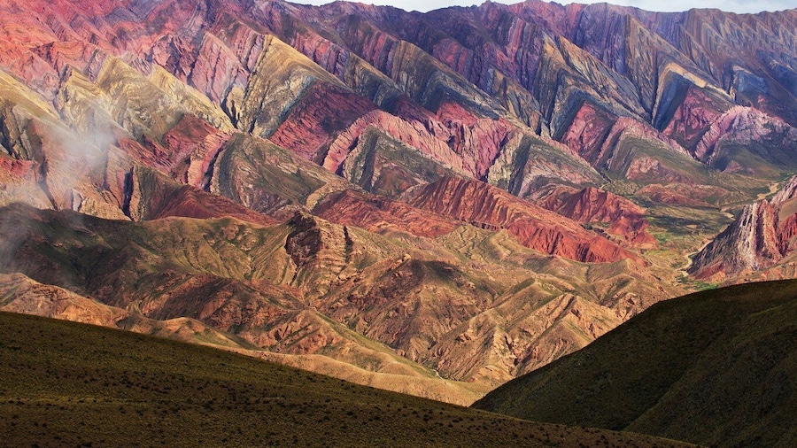 From Jujuy: Serranías de Hornocal with Quebrada de Humahuaca