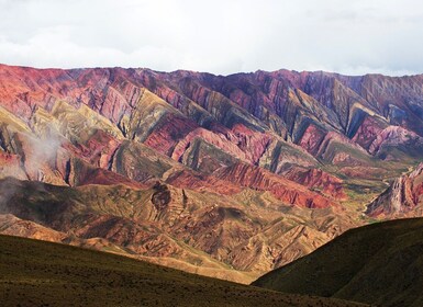 De Jujuy : Serranías de Hornocal avec Quebrada de Humahuaca