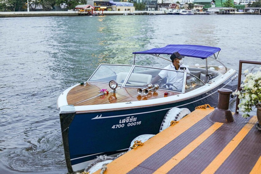 Picture 4 for Activity Bangkok: Private Luxury Speedboat Chaophraya River Cruise