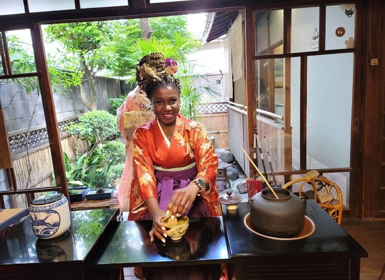 Picture 5 for Activity Kyoto: Authentic Table-Style Tea Ceremony at a Kyo-Machiya