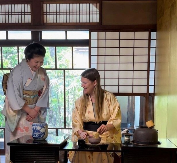 Picture 9 for Activity Kyoto: Authentic Table-Style Tea Ceremony at a Kyo-Machiya