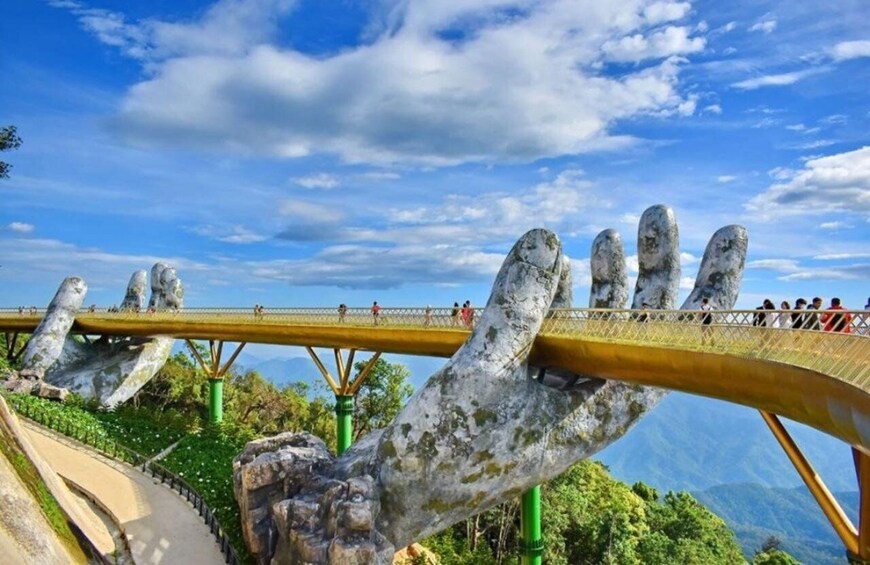 Golden Bridge - BaNa Hills Full Day Tour From Tien Sa Port