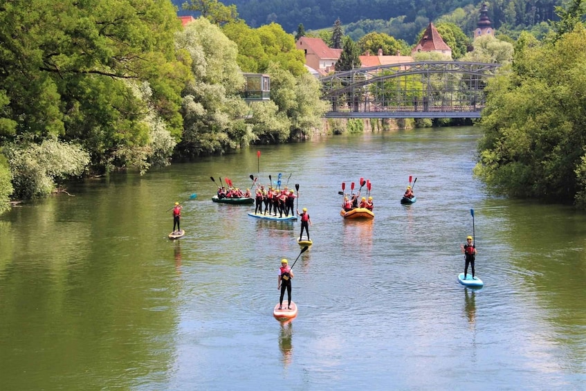 Potschnosstour 14 km St. Michael- Leoben with a Canoe or SUP