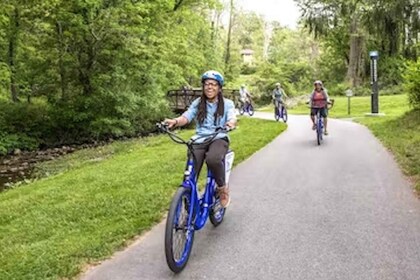 Visite à vélo électrique du centre-ville d’Asheville avec dégustations