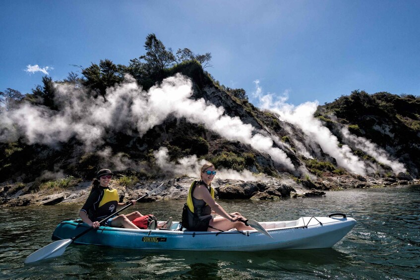Picture 3 for Activity Rotorua: Waimangu Volcanic Valley Steaming Cliffs Kayak Tour