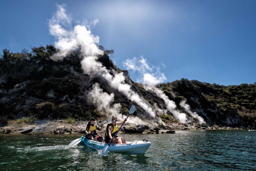 Picture 1 for Activity Rotorua: Waimangu Volcanic Valley Steaming Cliffs Kayak Tour
