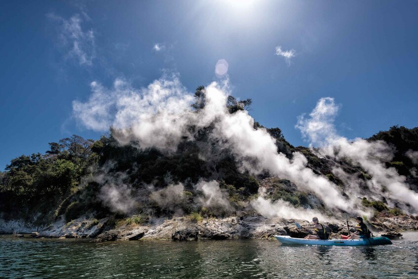 Picture 4 for Activity Rotorua: Waimangu Volcanic Valley Steaming Cliffs Kayak Tour