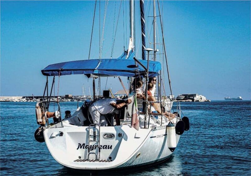 Picture 2 for Activity Palermo: Half-Day Sailboat Tour to Mondello with Aperitif