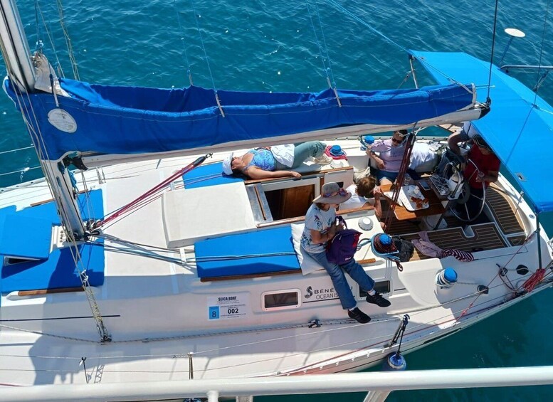 Picture 4 for Activity Palermo: Half-Day Sailboat Tour to Mondello with Aperitif