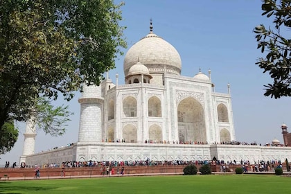 Agra: Geführte Tour zum Taj Mahal mit Fast Track Entry