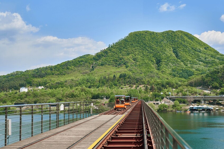 Picture 19 for Activity Seoul: Samaksan Cable Car & Nami with Alpaca World/Railbike