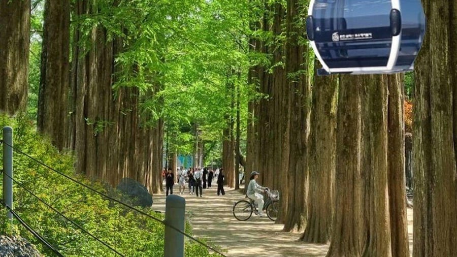 Seoul: Samaksan Cable Car & Nami with Alpaca World/Railbike