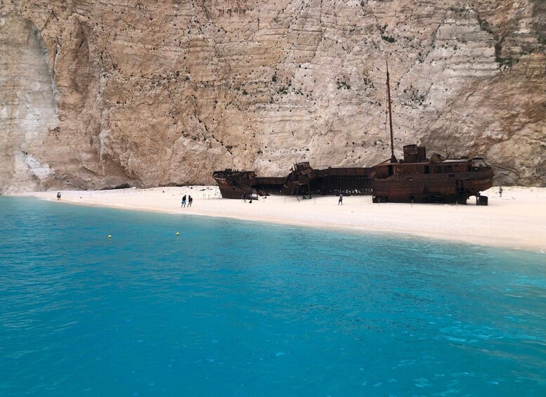 Picture 9 for Activity Navagio Beach: Day Tour of Shipwreck Beach & the Blue Caves