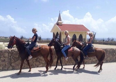 tour parque arikok Aruba: paseo a caballo privado de 2 horas