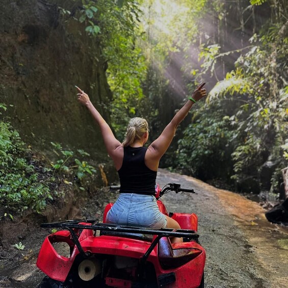 Picture 4 for Activity Ubud: Jungle, Waterfall, and Tunnel ATV Tour & Lunch Options
