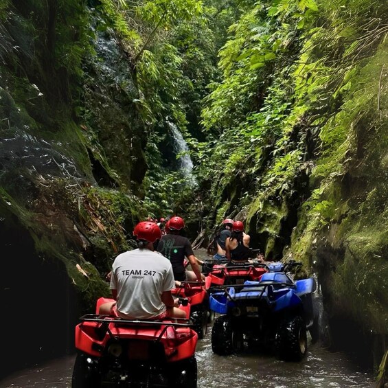 Picture 2 for Activity Ubud: Jungle, Waterfall, and Tunnel ATV Tour & Lunch Options