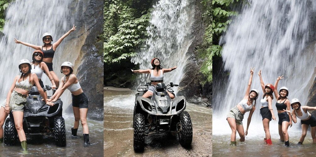 Picture 2 for Activity Ubud: Jungle, Waterfall, and Tunnel ATV Tour & Lunch Options