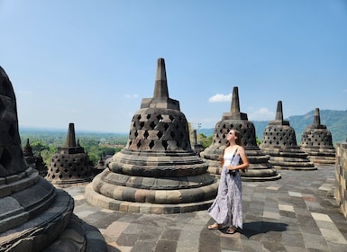 Yogyakarta: Borobudur & Prambanan guarantee climb up Temples